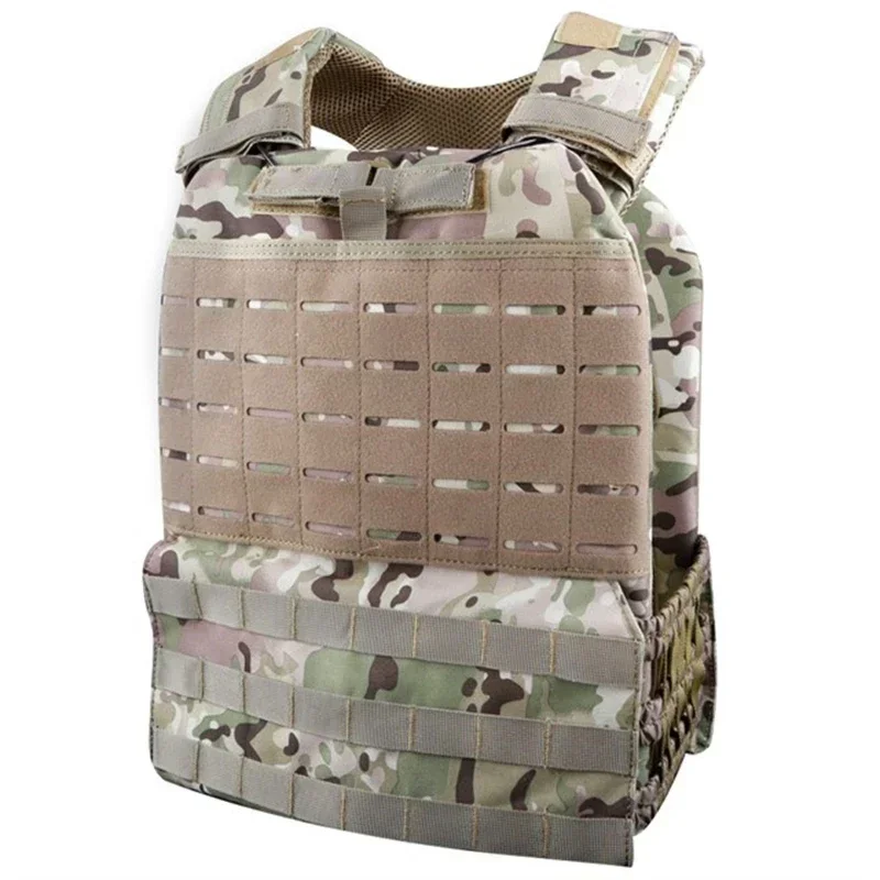 ERQYGRA-Chaleco de entrenamiento táctico con placa de caza para exteriores, CS, juego de guerra, protector, Paintball, equipo deportivo Airsoft, accesorios Molle - imagen 2