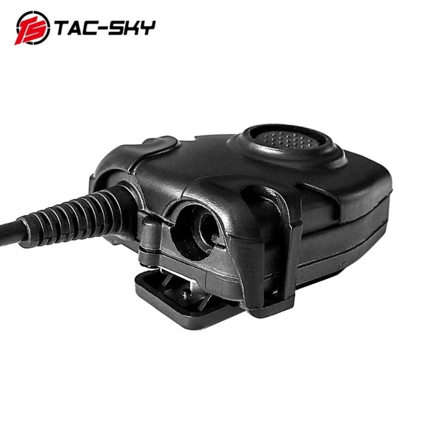 Adaptador táctico TS TAC-SKY versión militar PTT Compatible con Pelto Ken BaofengUV-5R PTT táctico - imagen 5