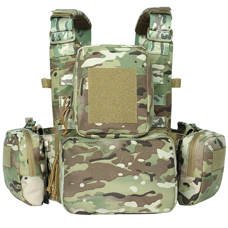 Artex Chaleco táctico personalizado portador de placa camuflaje 1000D Oxford Chaleco de seguridad táctico de liberación rápida hombres - imagen 4