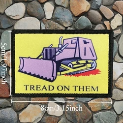 Parche tactico Killdozer - insignia moral con gancho y bucle