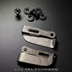 Clip cinturón titanio TC4 – accesorio para funda Kydex