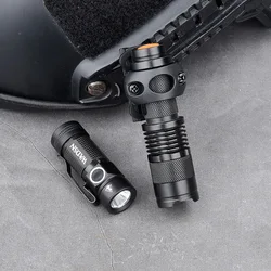 Lámpara de casco táctico WADSN, luz de exploración para colgar, luz de 20mm
