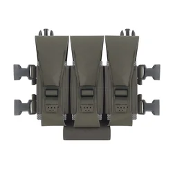 WG Bolsa Triple Mag MOLLE – Gancho Bucle – Rifle Pistola Airsoft