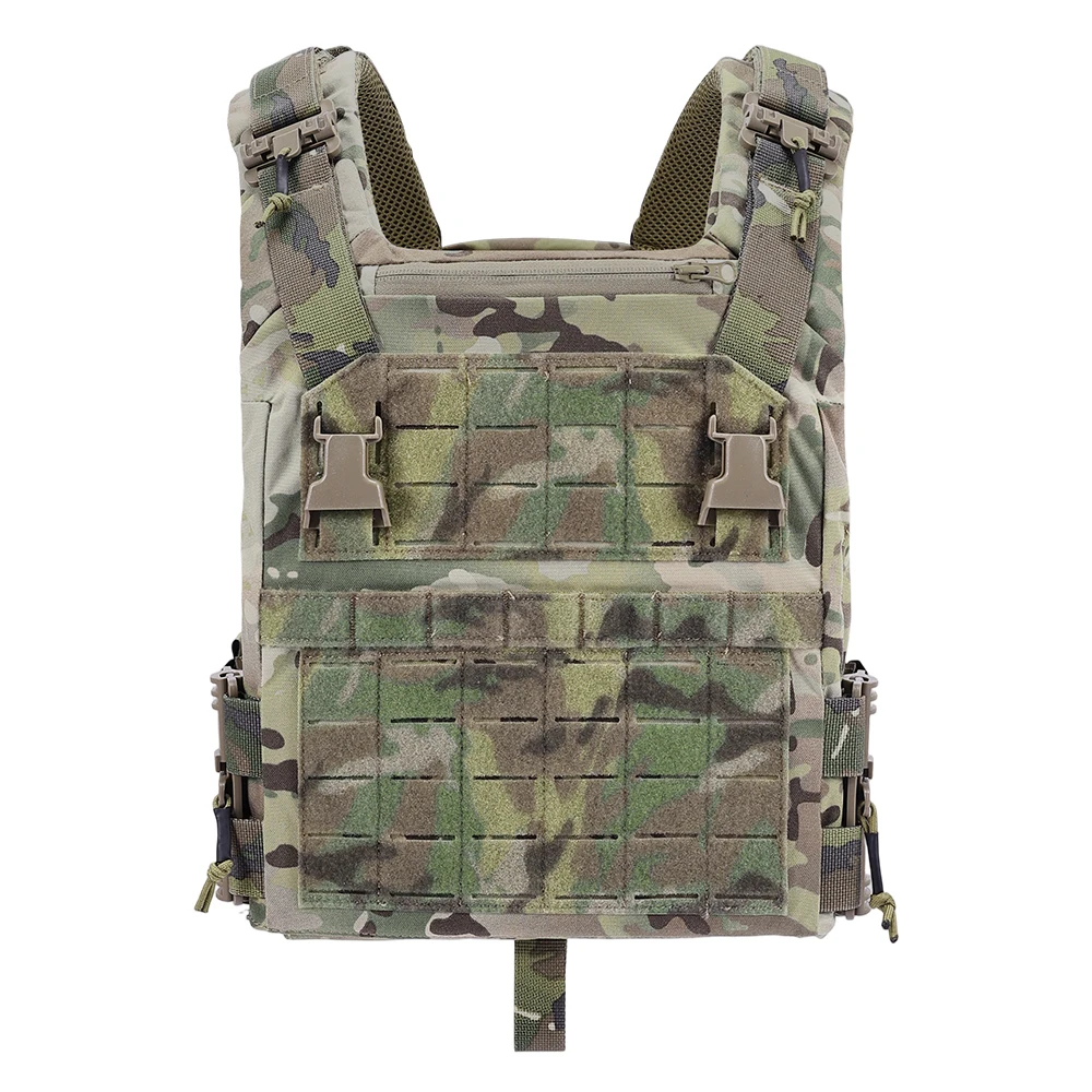 Chaleco táctico de liberación rápida, armadura corporal de combate Molle militar, equipo impermeable para exteriores para entrenamiento de caza de Paintball Airsoft - imagen 5