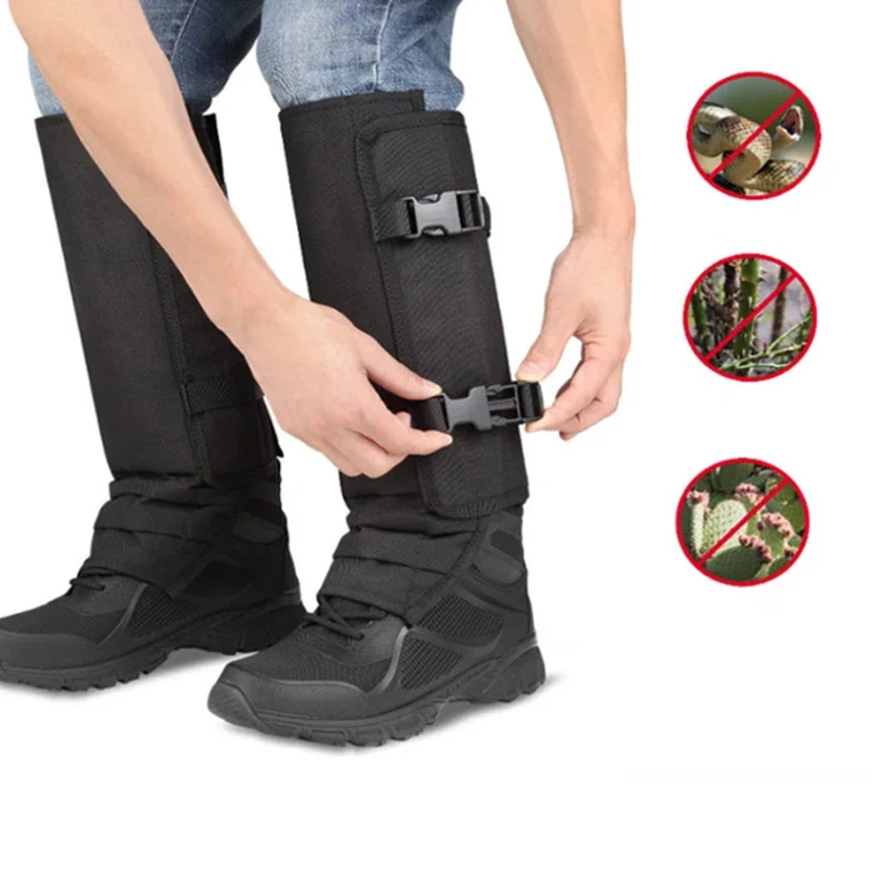 Polainas para botas de nieve, protección contra mordeduras de serpiente, impermeables para exteriores, ajustables, caza, escalada de montaña, senderismo, polainas para piernas - imagen 2
