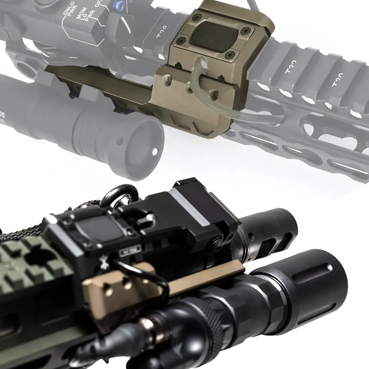 Botón táctico Surefire M600 M300, interruptor de presión de la unidad, enchufe SF, Airsoft, potentes armas para Rifle, luces de explorador - imagen 5