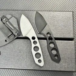 Cuchillo táctico plegable K supervivencia con funda incluida