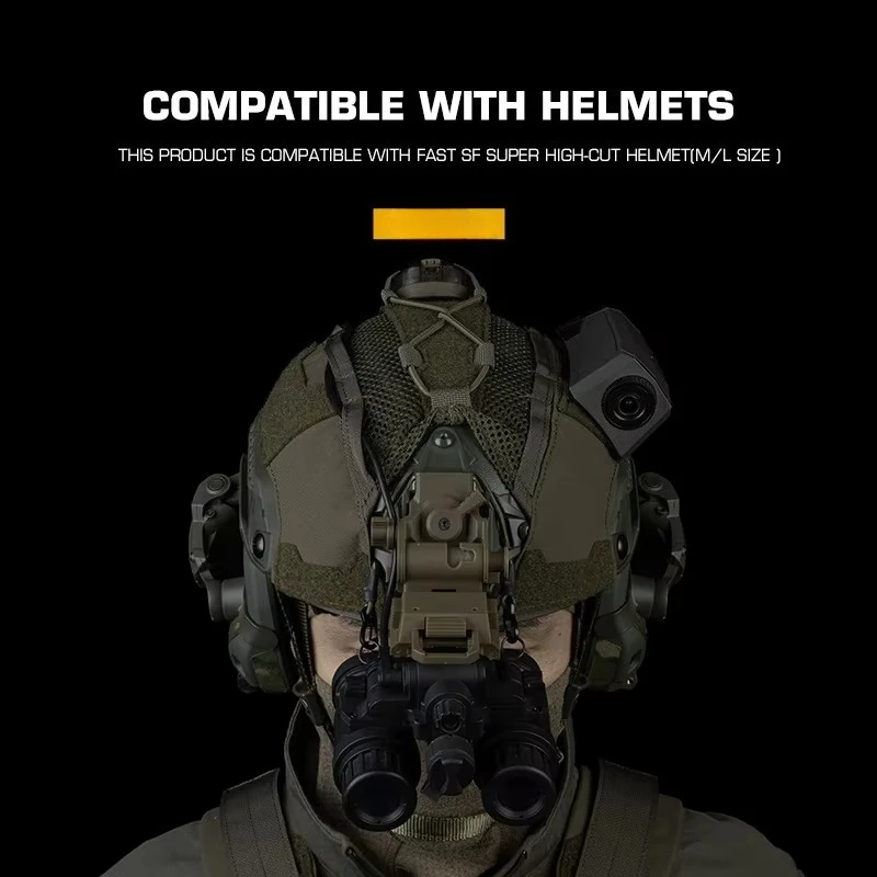 Funda táctica para casco Maritime/Fast SF de corte súper alto con cordón elástico para accesorios de caza de equipo Airsoft al aire libre GEN4 - imagen 5