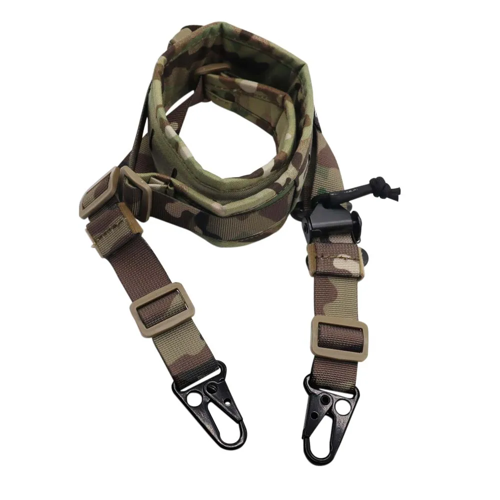 Nueva correa táctica Modular para Rifle, extraíble, 2 puntos/1 punto, 2,25 ", acolchada, equipo de tiro de combate, accesorios de correa - imagen 5