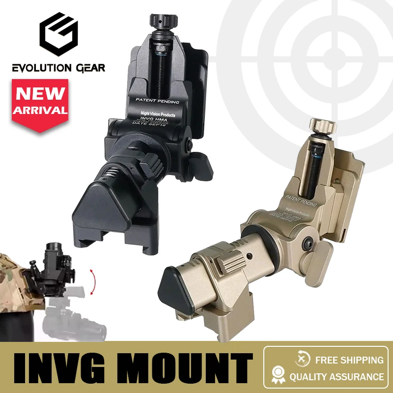 Soporte NVG metálico visión nocturna cola de golondrina para casco - imagen 4