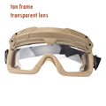 tan-clear lens