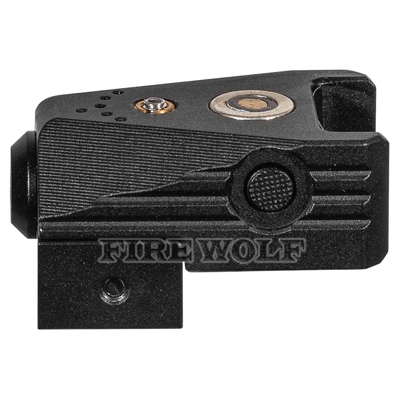 Mira láser táctica con punto rojo y verde, puntero láser, Rifle, pistola, Airsoft, carga magnética, accesorios de tiro con mira láser - imagen 5