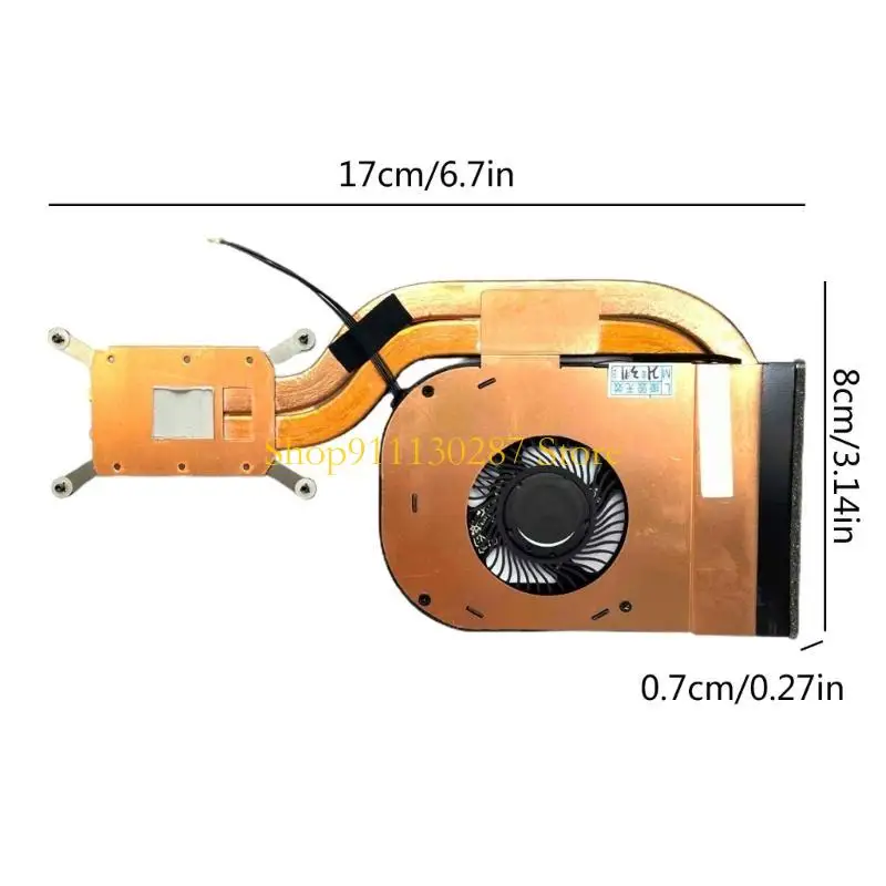 Ventilador enfriamiento CPU reemplazo J1HC para Carbon Gen6 6º Ventilador CPU computadora portátil - imagen 5