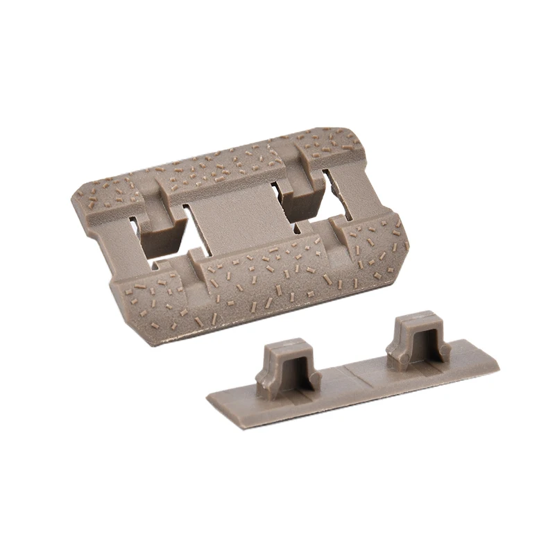 Kit de montaje de Panel de riel de M-LOK, accesorios Mlok de nailon, cubiertas de riel Tipo de sistema para montaje de juguete al aire libre, AR15, M4, 12 unids/set - imagen 3
