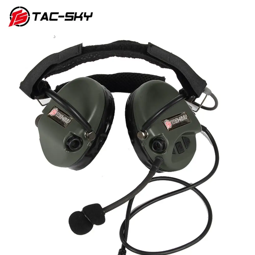 TAC-SKY-auriculares TCI LIBERATOR II Softair, orejeras de silicona SORDIN, reducción de ruido, captación táctica militar, FG - imagen 2