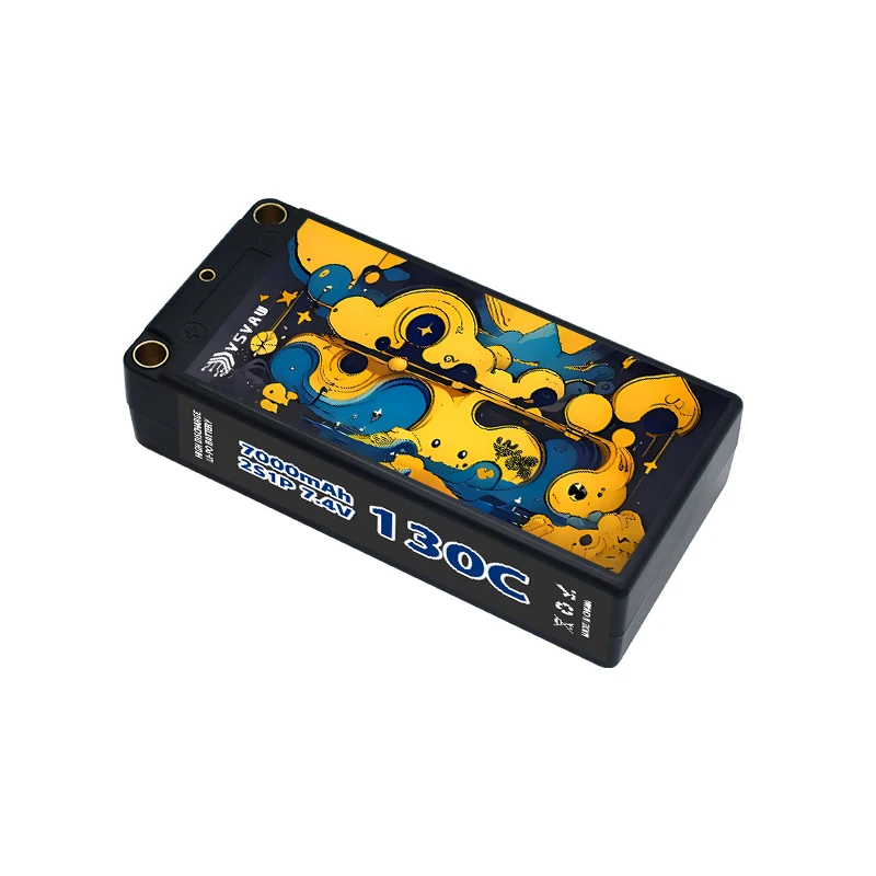 2 uds VSVAW 2S batería Lipo 7,4 V 7000mAh 130C con conector XT90/T/XT60 para RC Buggy Truggy vehículo coche camión tanque carreras Hobb - imagen 5