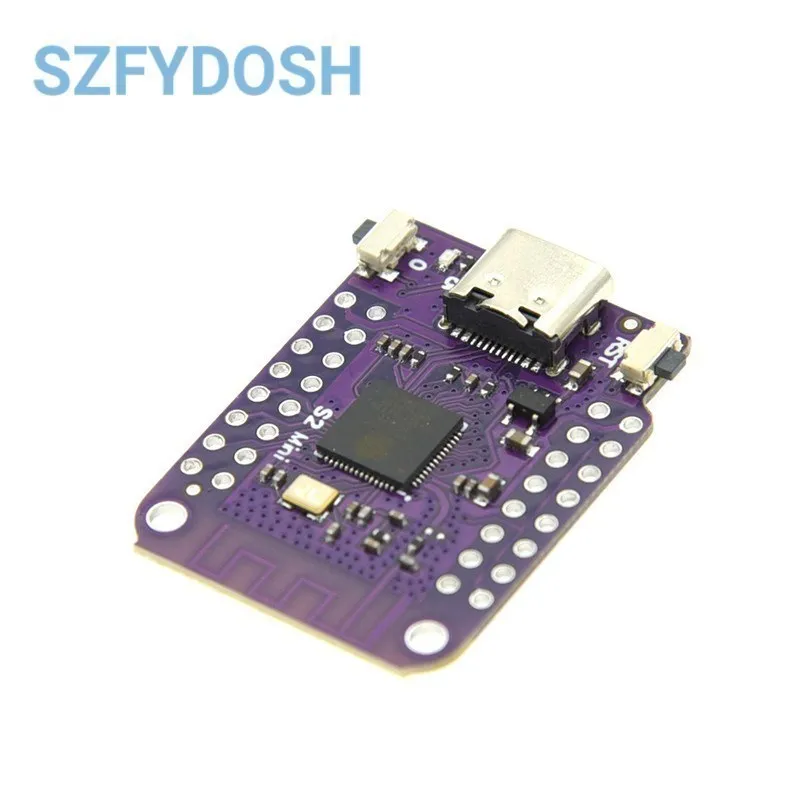 Placa S2 Mini V1.0.0 WIFI IOT basada en ESP32-S2FN4R2 ESP32-S2 4MB FLASH 2MB PSRAM Compatible con Arduino MicroPython - imagen 5