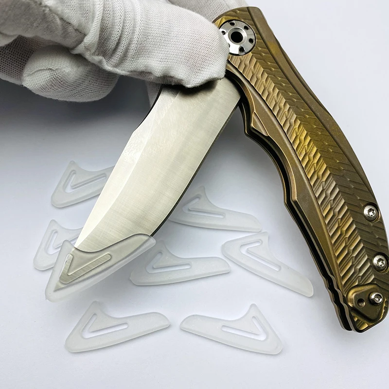Funda de plástico transparente para Punta de cuchillo, cubierta protectora para evitar daños y colisiones, 10 unidades - imagen 5