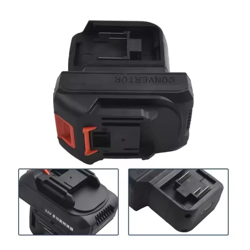 Convertidor de batería 2 en 1 para batería Makita de 21V a batería de iones de litio Makita de 18V, herramienta eléctrica para taladro, accesorios de herramientas eléctricas - imagen 4