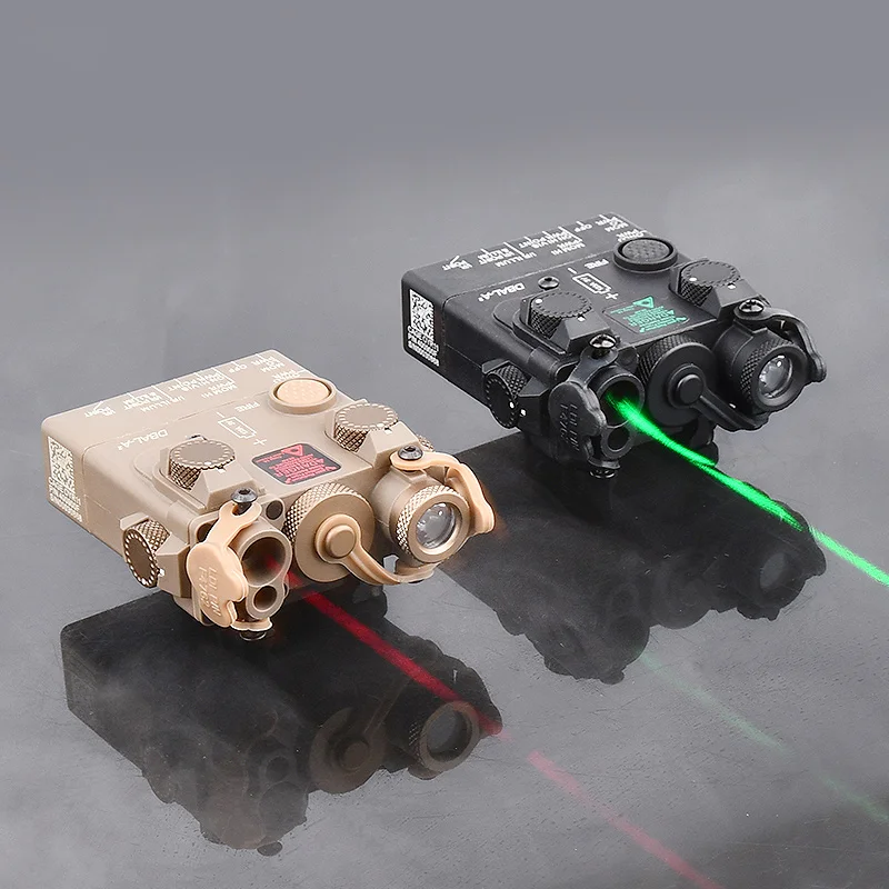WADSN táctico Airsoft DBAL A2 punto rojo verde azul indicador blanco luz LED Fit 20mm Rail Airsoft arma de caza No IR láser - imagen 2