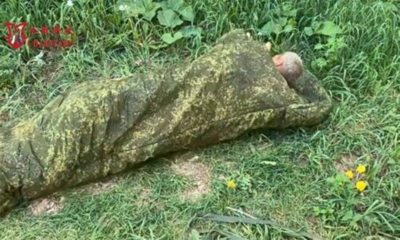 Saco de dormir impermeable para hombre, bolsa de camuflaje verde EMR, ideal para cazar, clima frío, exteriores - imagen 3