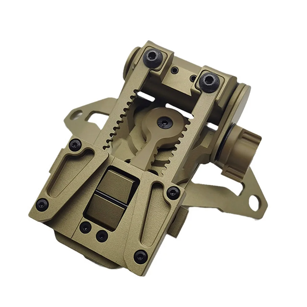 VULPO Tactical L4G69 NVG Mount L4 G69 soporte para casco de visión nocturna, compatibilidad con cubierta PVS14 PVS15 PVS18 PVS31 GPNVG18 PSQ36 - imagen 4