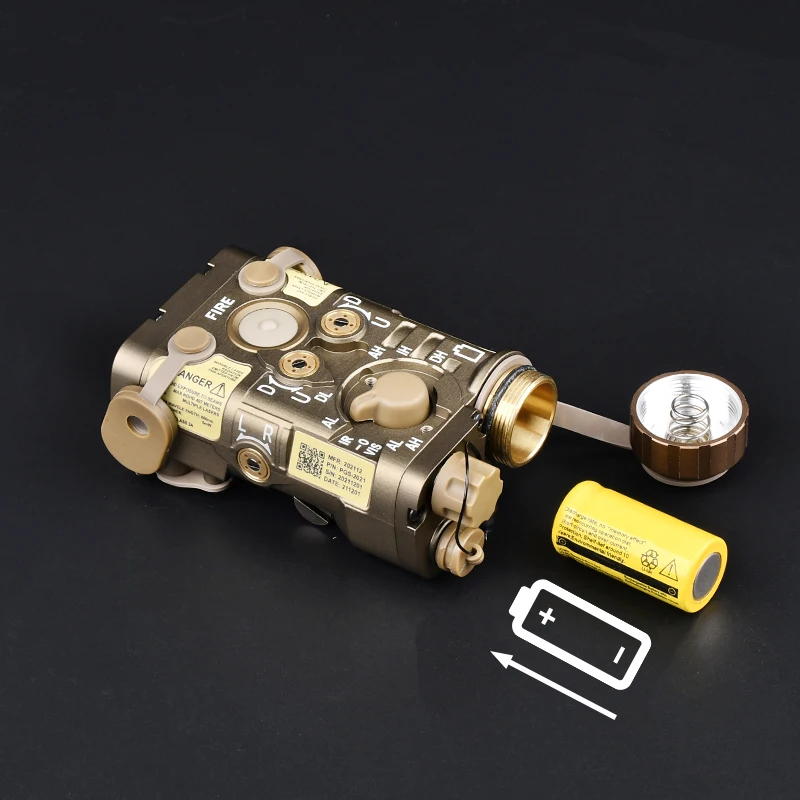 WADSN NGAL IR, luz estroboscópica de Metal para caza láser, luz blanca de explorador para riel táctico de 20MM, accesorios Airsoft - imagen 5