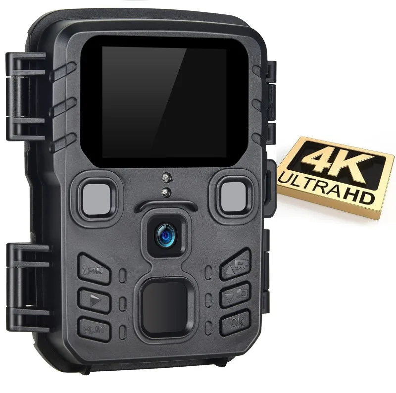 Cámara de vida silvestre 36MP 4K Trail visión nocturna trampa impermeable activada por movimiento gran angular caza al aire libre trampa de exploración natural Cam