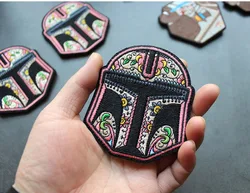 Accesorios para bolsas al aire libre, cascos estampados, insignias bordadas, la fuerza es contigo, brazaletes, chaquetas DIY, parches para mochilas