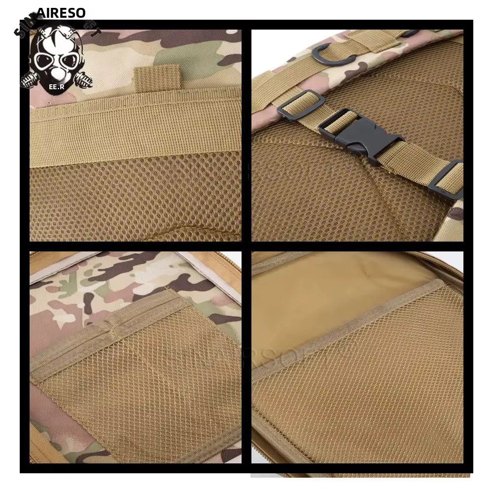 Mochila táctica SINAIRSOFT camuflaje para caza, pesca y senderismo - imagen 5