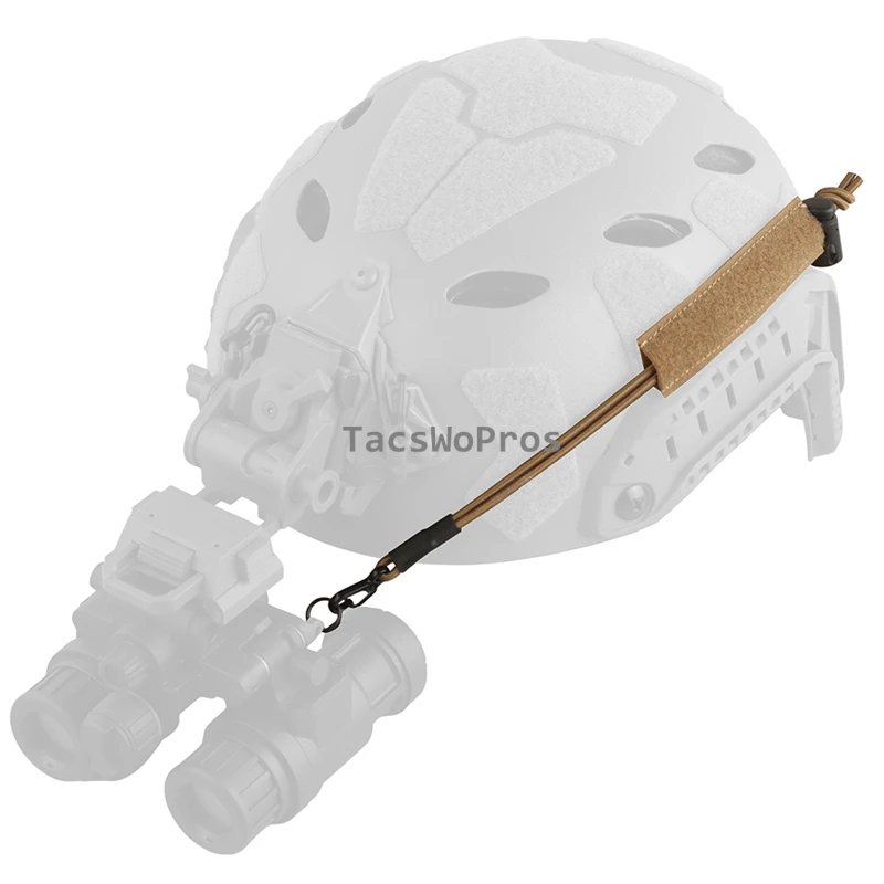 Cascos tácticos NVG cordón gafas de visión nocturna retención elástica cuerda elástica dispositivo de visión nocturna cuerda fija antipérdida - imagen 3