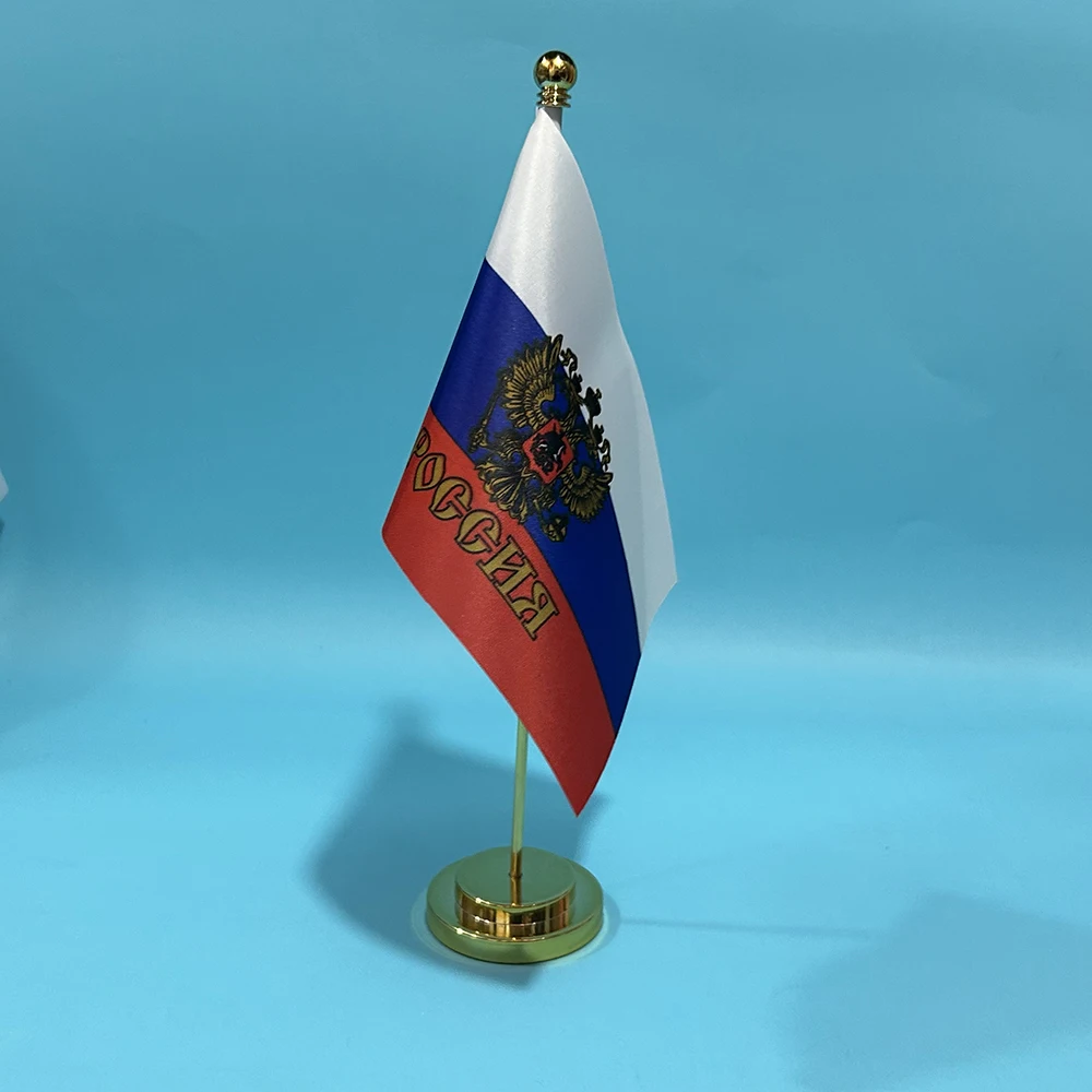 Bandeja escritorio mini bandera Rusia – Poliestéster 14x21cm - imagen 5