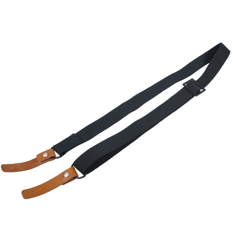 AK47 74 Rifle Gun Sling Airsoft ajustable correa de hombro de cuero ejército Shot gun cinturón Sling para caza tiro Paintball - imagen 4