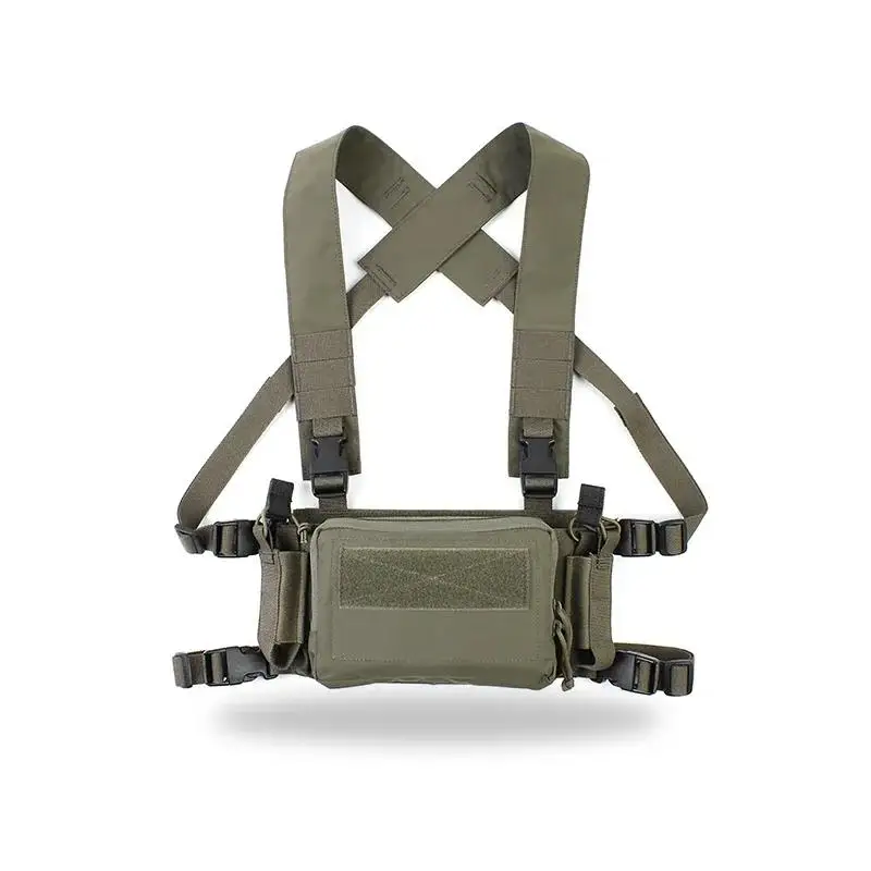 Pew táctico Molle caza D3CRM 2,0 aparejo de pecho táctico Haley estilo estratégico Airsoft aparejo de pecho ligero - imagen 2