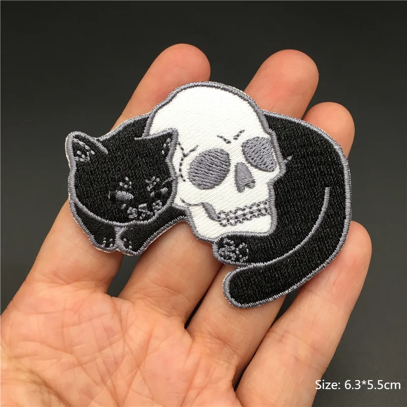 Parche bordado Punk MOLLE – Apliques termoadhesivos tácticos - imagen 5