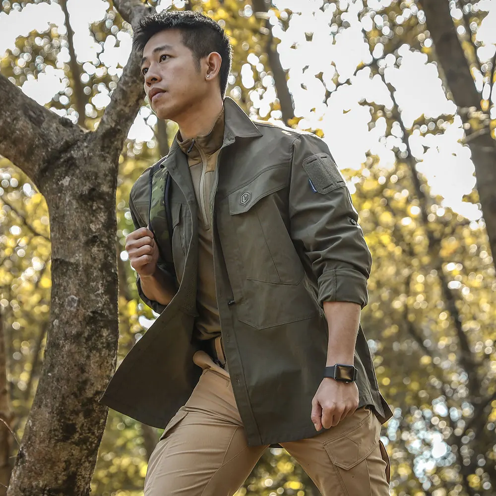 Emersongear-Camisa de manga larga para hombre, prenda de vestir con etiqueta azul, estilo informal, Ideal para deportes al aire libre, senderismo y senderismo - imagen 5