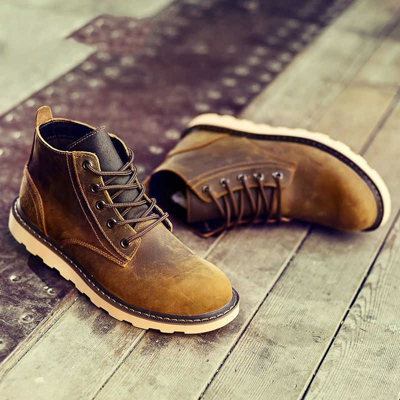 KOWM-Zapatillas de senderismo impermeables antideslizantes para hombre y mujer, zapatos informales para caminar, calzado de invierno, botas de caza - imagen 2