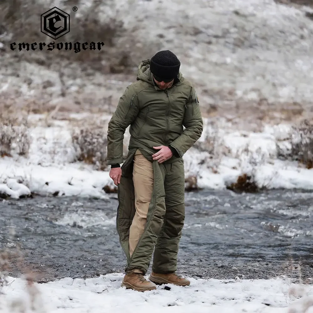 Emersongear, pantalones térmicos impermeables de invierno para hombre, pantalones de nieve a prueba de viento, esquí, caza, senderismo, monos tácticos para clima frío - imagen 3