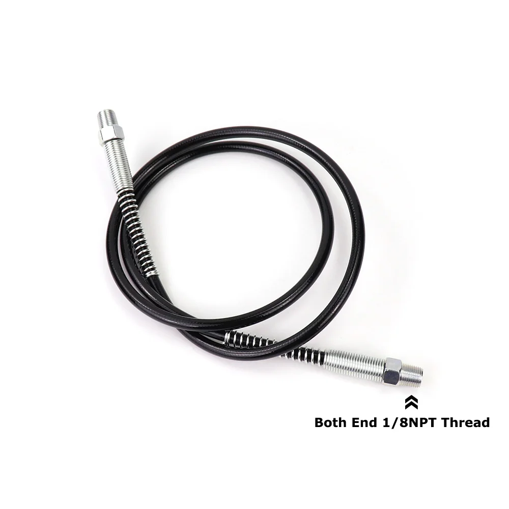 Línea de carga de manguera de alta presión |   50 pulgadas, 37 pulgadas, 24 pulgadas y 10 pulgadas |   4500PSI calificado | Rosca 1/8NPT