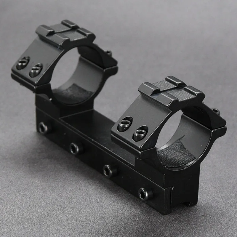 Soporte de anillo para mira Shooin con cola de milano, Base de montaje en riel de 11mm para mira telescópica de tubo de 1 pulgada y 30mm - imagen 4