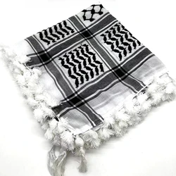 Shemagh keffiyeh bufanda desert táctica con borlas