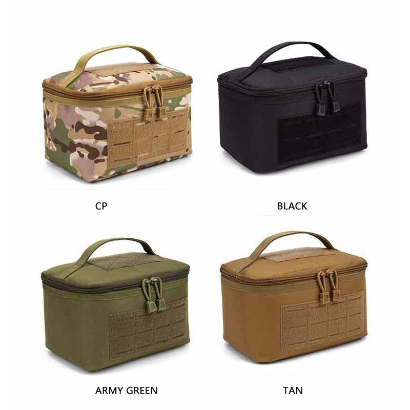 Estuche para Rifle de caza, carcasa dura, caja de municiones portátil, bolsa de descanso para Rifle, estuche de almacenamiento para balas de tiro al aire libre, bolsa cargadora de 9mm/5,56 - imagen 5