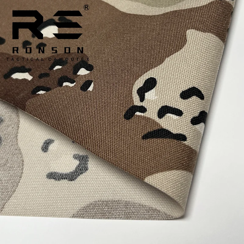 Tela impermeable del equipaje del chaleco del nilón del chocolate 500D de seis colores