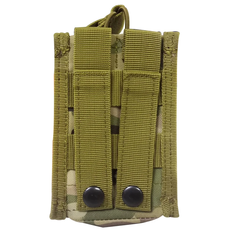 Chaleco MOLLE táctico militar para caza, accesorios, bolsa de Triple cartucho, bolsa de nailon para Paintball Airsoft, bolsa individual/doble para revistas - imagen 4