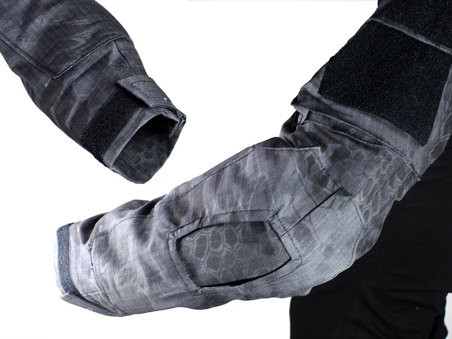 Camisa táctica Gen2 para hombre, ropa de caza Airsoft Paintball, camiseta de manga larga para senderismo, camisetas de combate BDU con coderas y Typhon - imagen 4