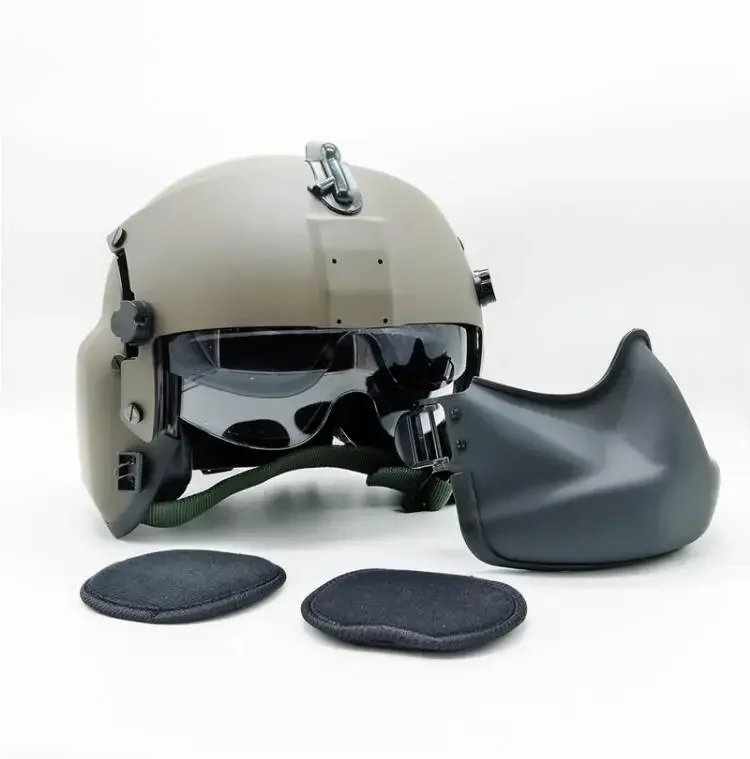 EVI HGU-56P Casco de aviación MFS Máscara protectora negra/baioneta base DIY + tornillo para la máscara protectora HGU-56P - imagen 3