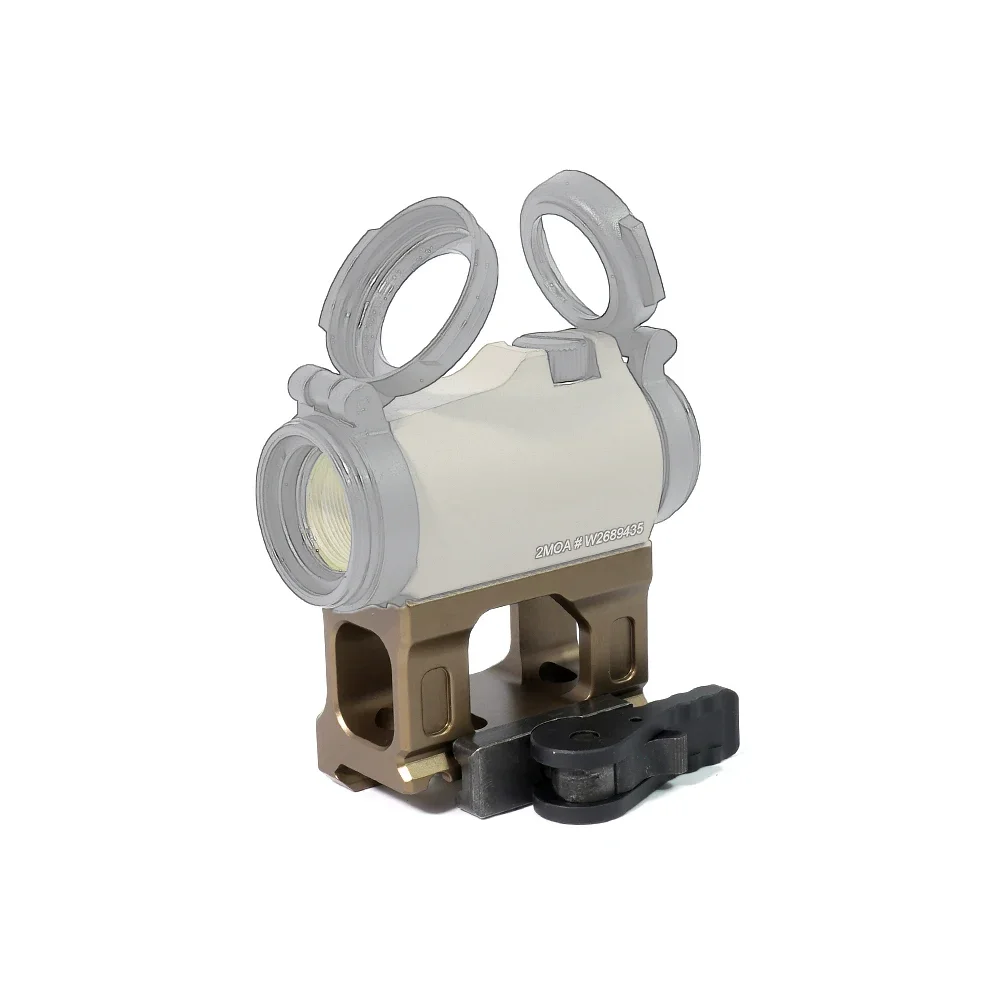 Palanca táctica rápida QD para FTC OMNI y FTC, Unidad de visión óptica de punto rojo, monturas de 1,54 pulgadas y 1,93 pulgadas, placa de montaje para caza Airsoft - imagen 3