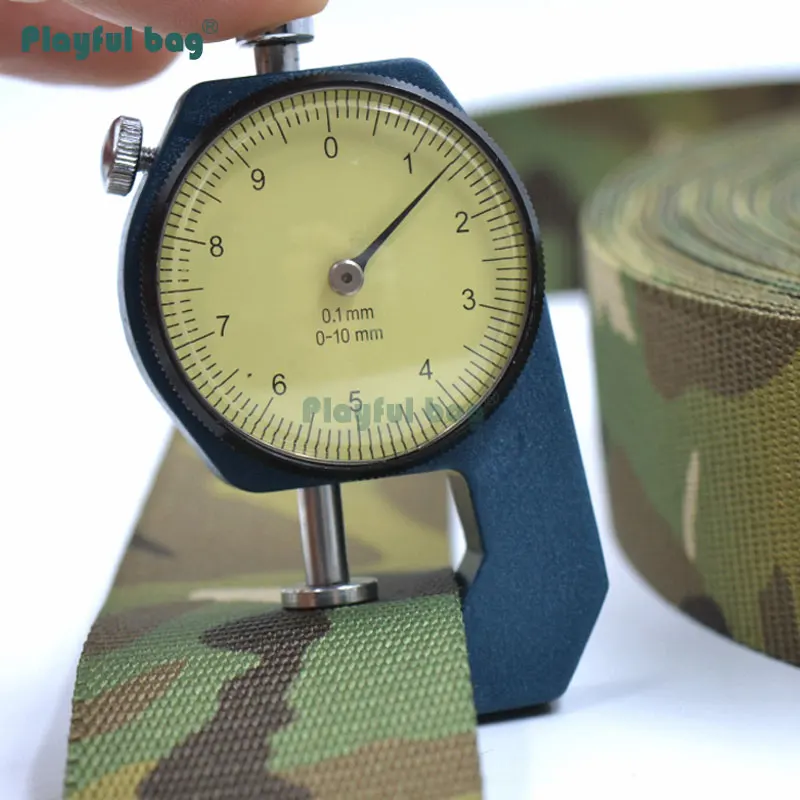 Correa de nailon de camuflaje de 25, 38 y 50MM, 1,4 MM de grosor, chaleco táctico, mochila, accesorios de bricolaje, ropa para fanáticos militares, tela NA20 - imagen 5