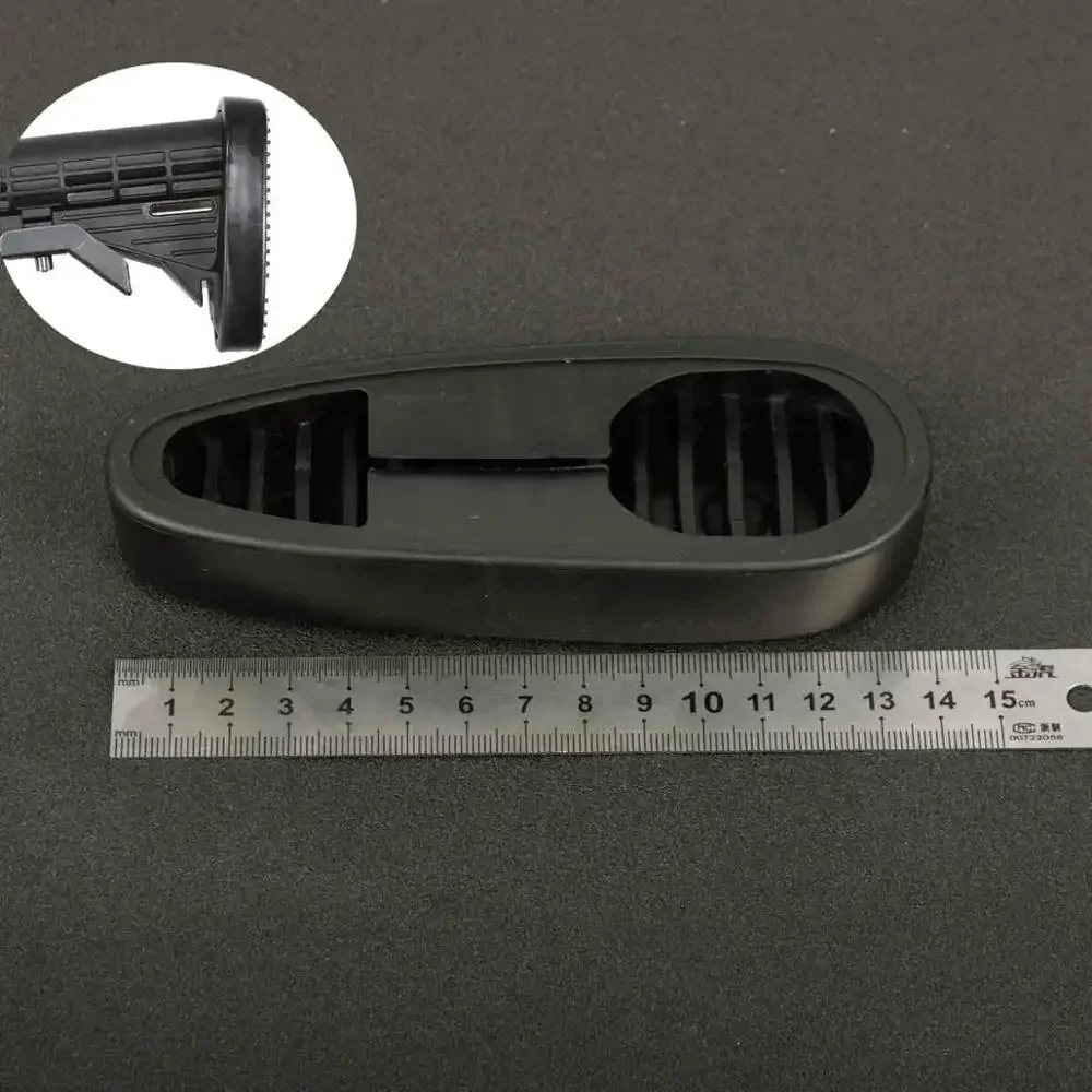 LAMBUL almohadilla de goma acanalada antideslizante para combate, accesorio táctico de retroceso, antideslizante, ar 15 m4 AK - imagen 4