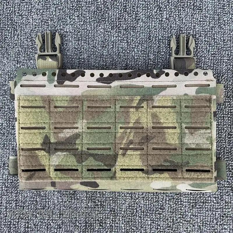 Bolsa táctica para aparejo de pecho Airsoft MK5, portador de placa, bolsa Molle de corte láser, conversión de expansión, bolsa colgante para el pecho SS - imagen 2